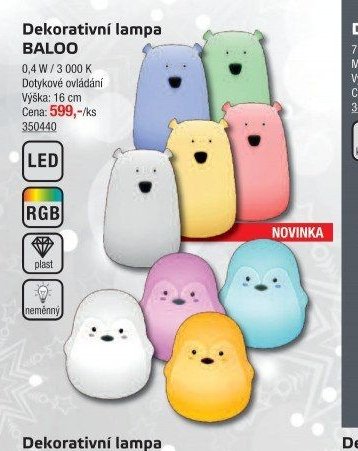 Dekorativní lampa BALOO