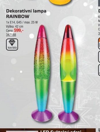 Dekorativní lampa RAINBOW