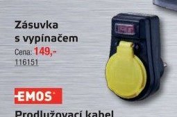 Zásuvka s vypínačem