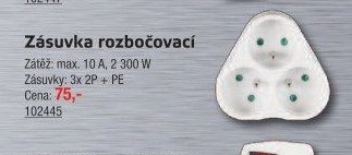 Zásuvka rozbočovací