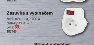 Zásuvka s vypínačem