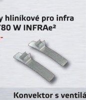Nožičky hliníkové pro infra panel 780 W INFRAe2