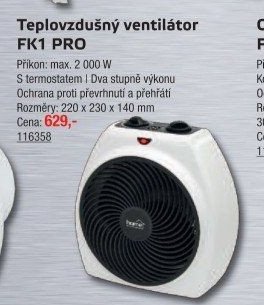 Teplovzdušný ventilátor FK1 PRO