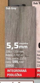 Dub Grey (Vinylové SPC podlahy)