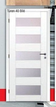 Türen 40 Bílé