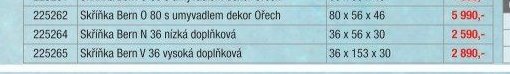 Skříňka Bern N 36 nízká doplňková