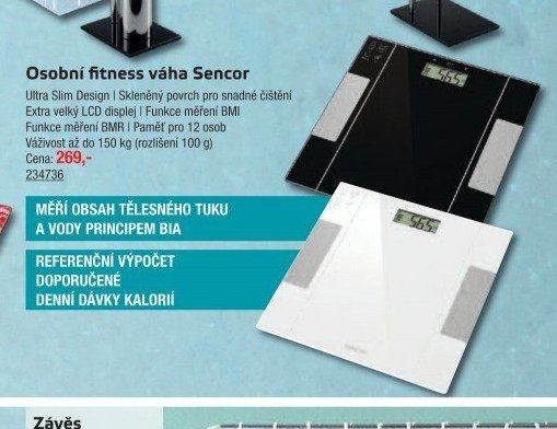 Osobní fitness váha Sencor