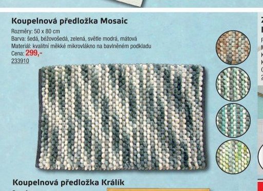 Koupelová předložka Mosaic