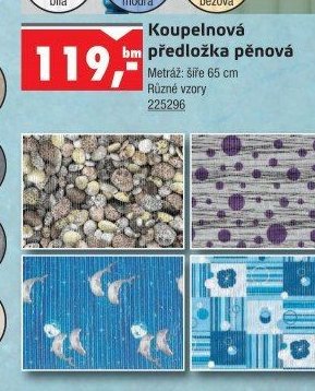 Koupelová předložka pěnová