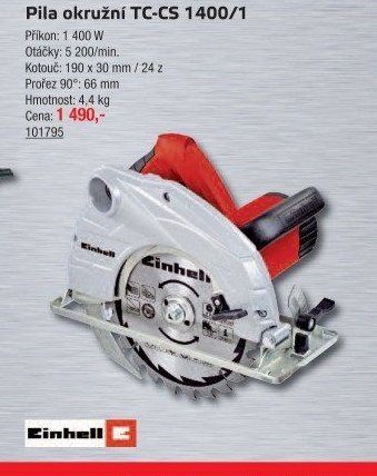 Pila okružní TC-CS 1400/1