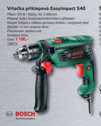 Vrtačka příklepová EasyImpact 540