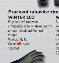 Pracovní rukavice zimní WINTER ECO