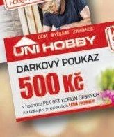 UNI HOBBY Dárkový poukaz 500 Kč