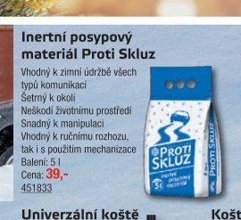 Inertní posypový materiál Proti Skluz