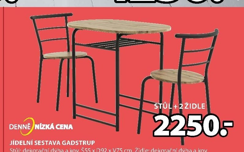 Jídelní sestava GADSTRUP