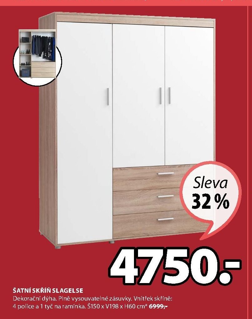 ŠATNÍ SKŘÍŇ SLAGELSE
