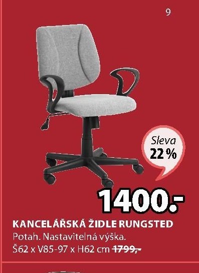 KANCELÁŘSKÁ ŽIDLE RUNGSTED