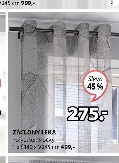 ZÁCLONY LEKA