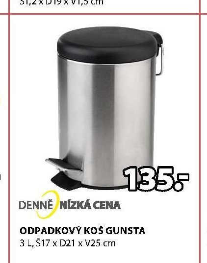 ODPADKOVÝ KOŠ GUNSTA