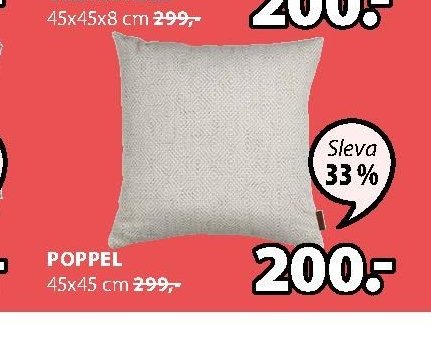 POPPEL 45x45 cm