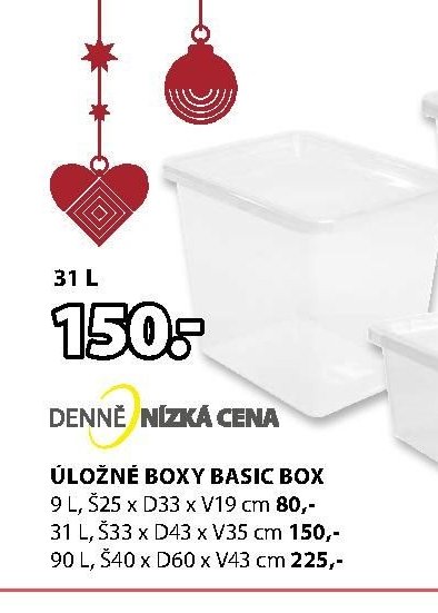 ÚLOŽNÉ BOXY BASIC BOX 9 L