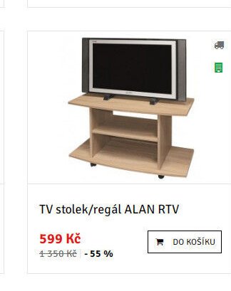 TV stolek/regál ALAN RTV