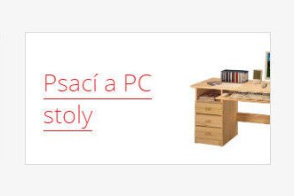 Psací a PC stoly