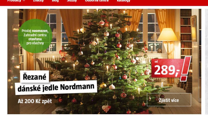Řezané dánské jedle Nordmann