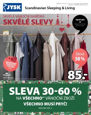 akční leták Jysk 10.12.2020-24.12.2020
