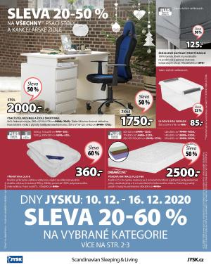 akční leták Jysk 10.12.2020-24.12.2020
