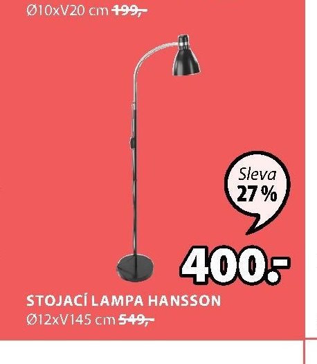 Stojací lampa Hansson