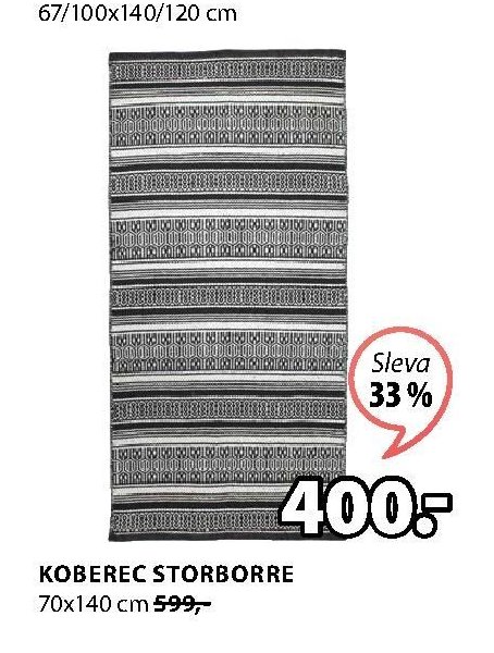 KOBEREC STORBORRE 70x140 cm