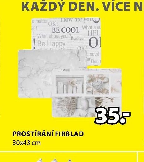 PROSTÍRÁNÍ FIRBLAD
