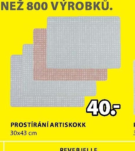PROSTÍRÁNÍ ARTISKOKK