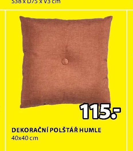 DEKORAČNÍ POLŠTÁŘ HUMLE