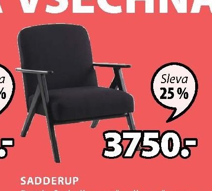 Křeslo SADDERUP