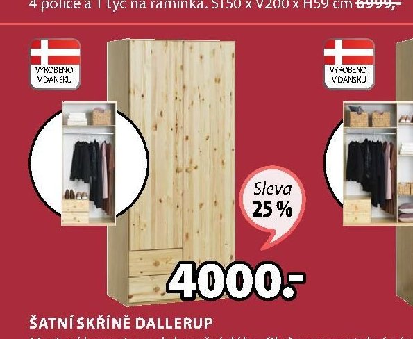 ŠATNÍ SKŘÍŇ DALLERUP