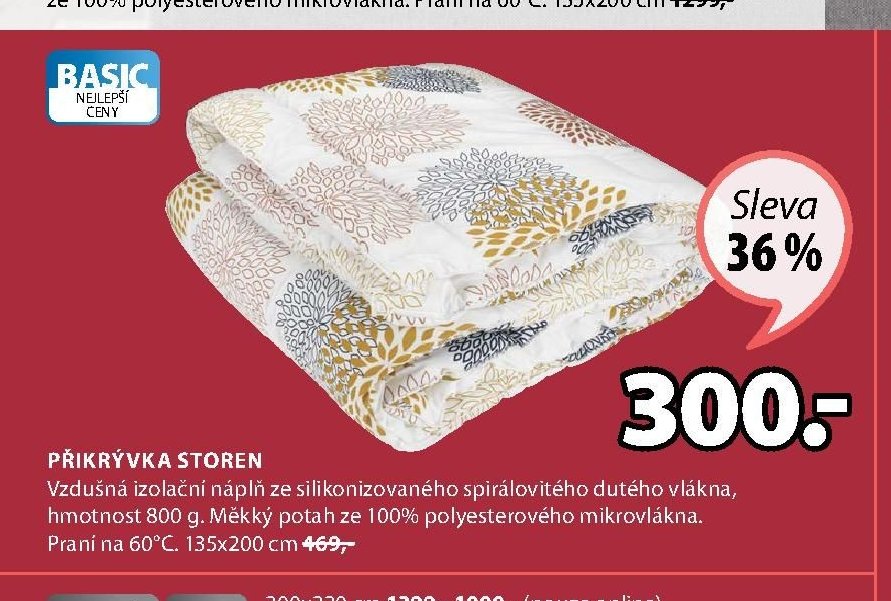 PŘIKRÝVKA STOREN