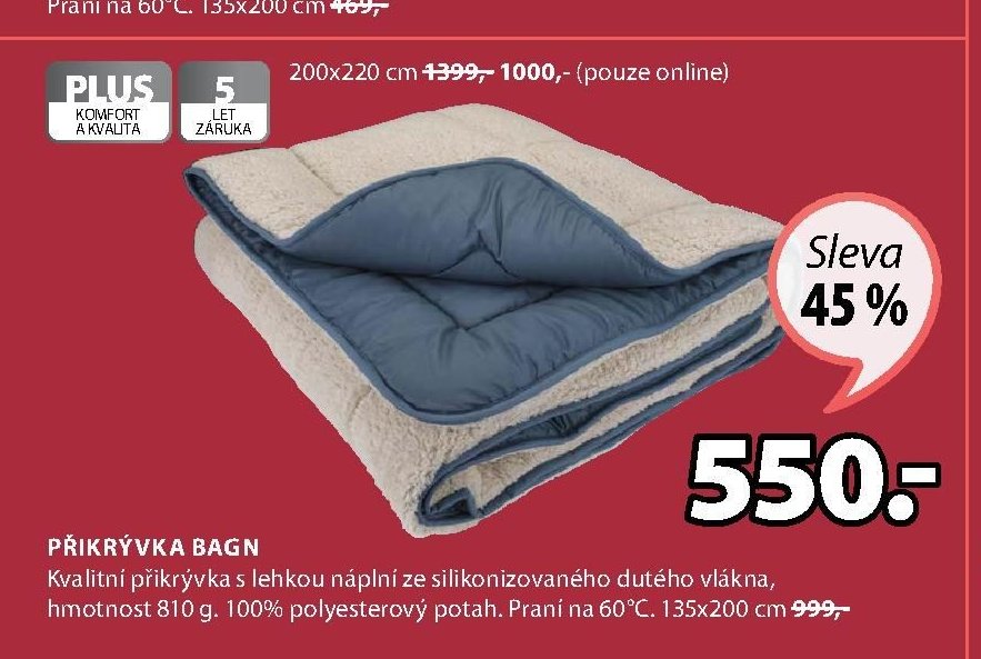 PŘIKRÝVKA BAGN