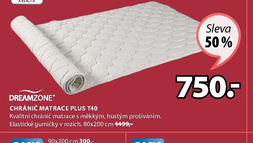 Chránič matrace Plus T40