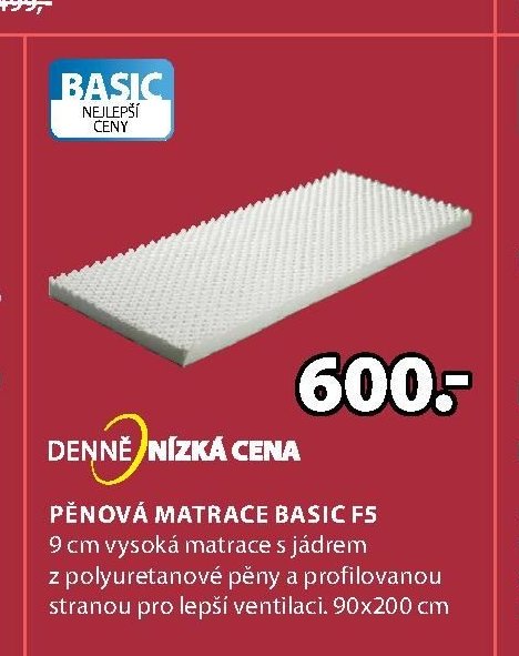 Pěnová matrace Basic F5