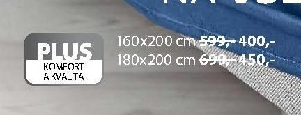 PLUS prostěradla