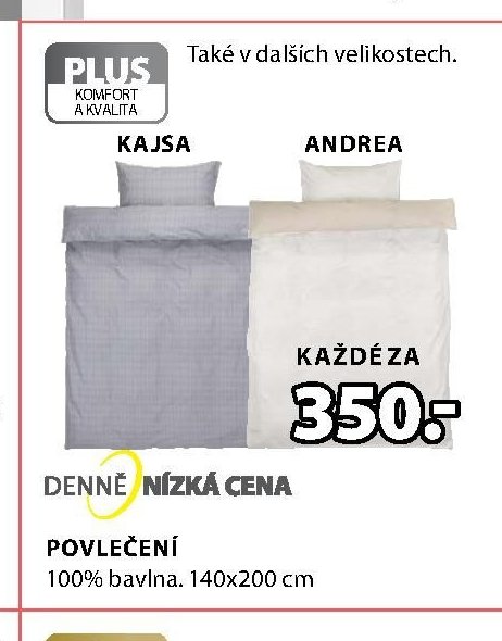 PLUS povlečení KAJSA / ANDREA