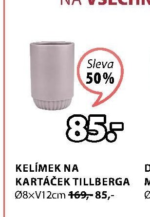 KELÍMEK NA KARTÁČEK TILLBERGA