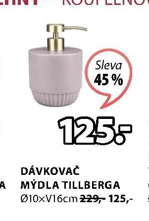 DÁVKOVAČ MÝDLA TILLBERGA