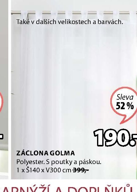 ZÁCLONA GOLMA