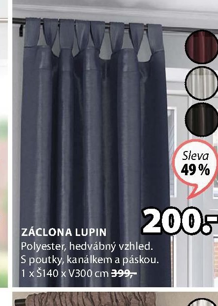ZÁCLONA LUPIN