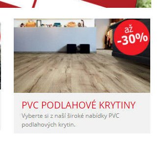PVC PODLAHOVÉ KRYTINY