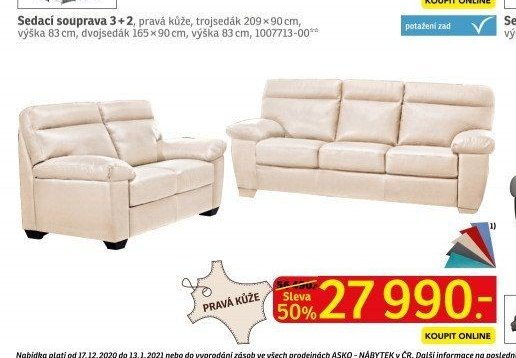 Sedací souprava 3 + 2
