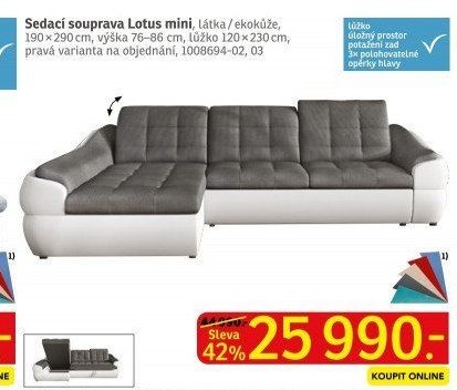 Sedací souprava Lotus mini